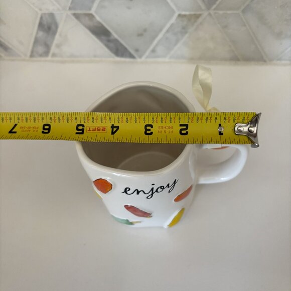 2 Pack Summer 2025 Rae Dunn Enjoy Colorful Bright Popsicle Popsicles Mug White - Picture 7 of 7